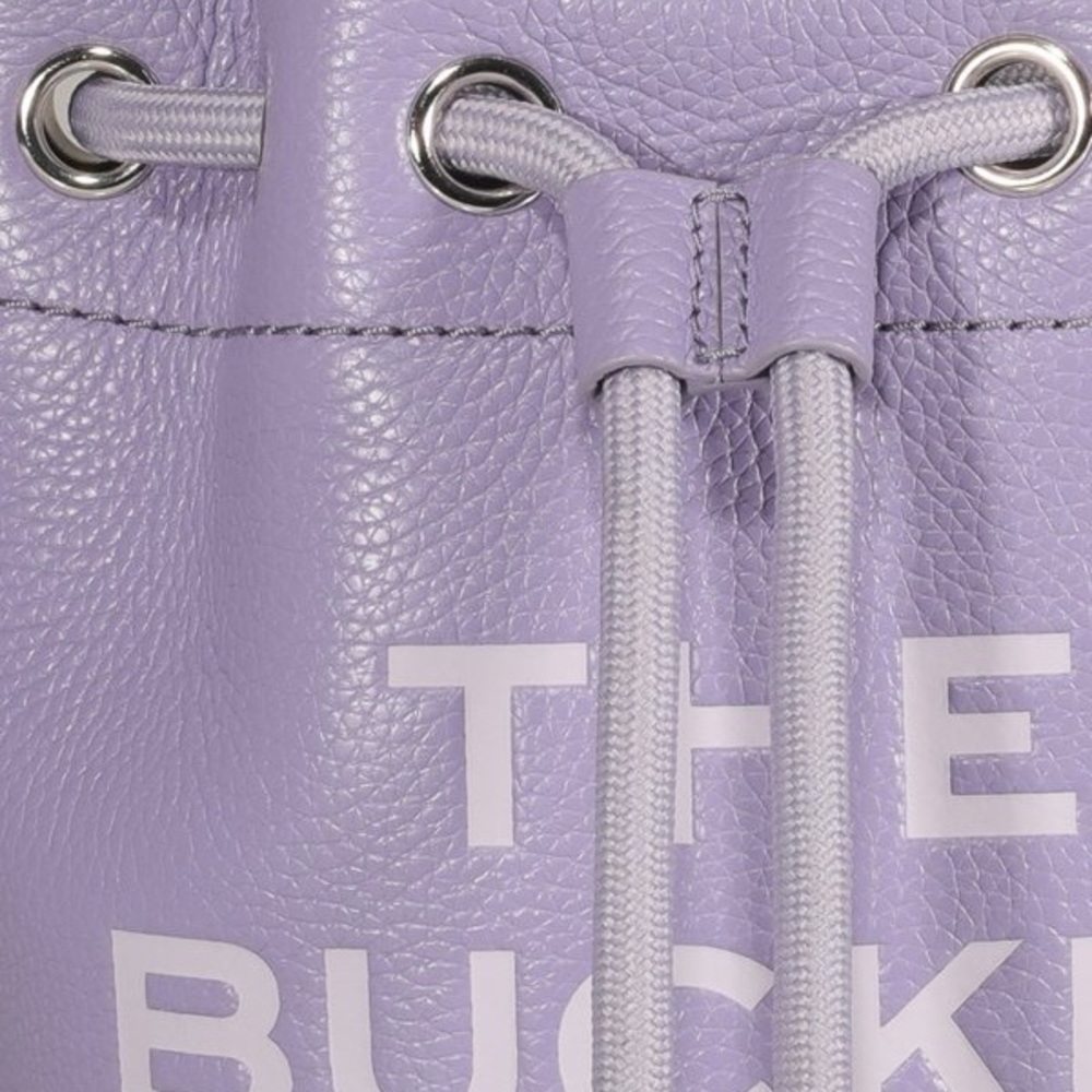 COPY - COPY - The Bucket Leather Bucket Crossbody Bag Purple new with a…